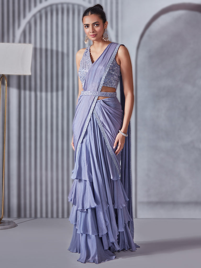 Stylish ways of draping a saree – BeGorgeousByPS