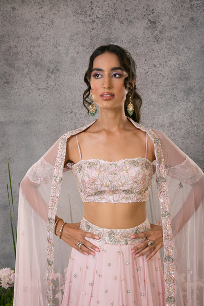 Pastel Pink Lehenga Set