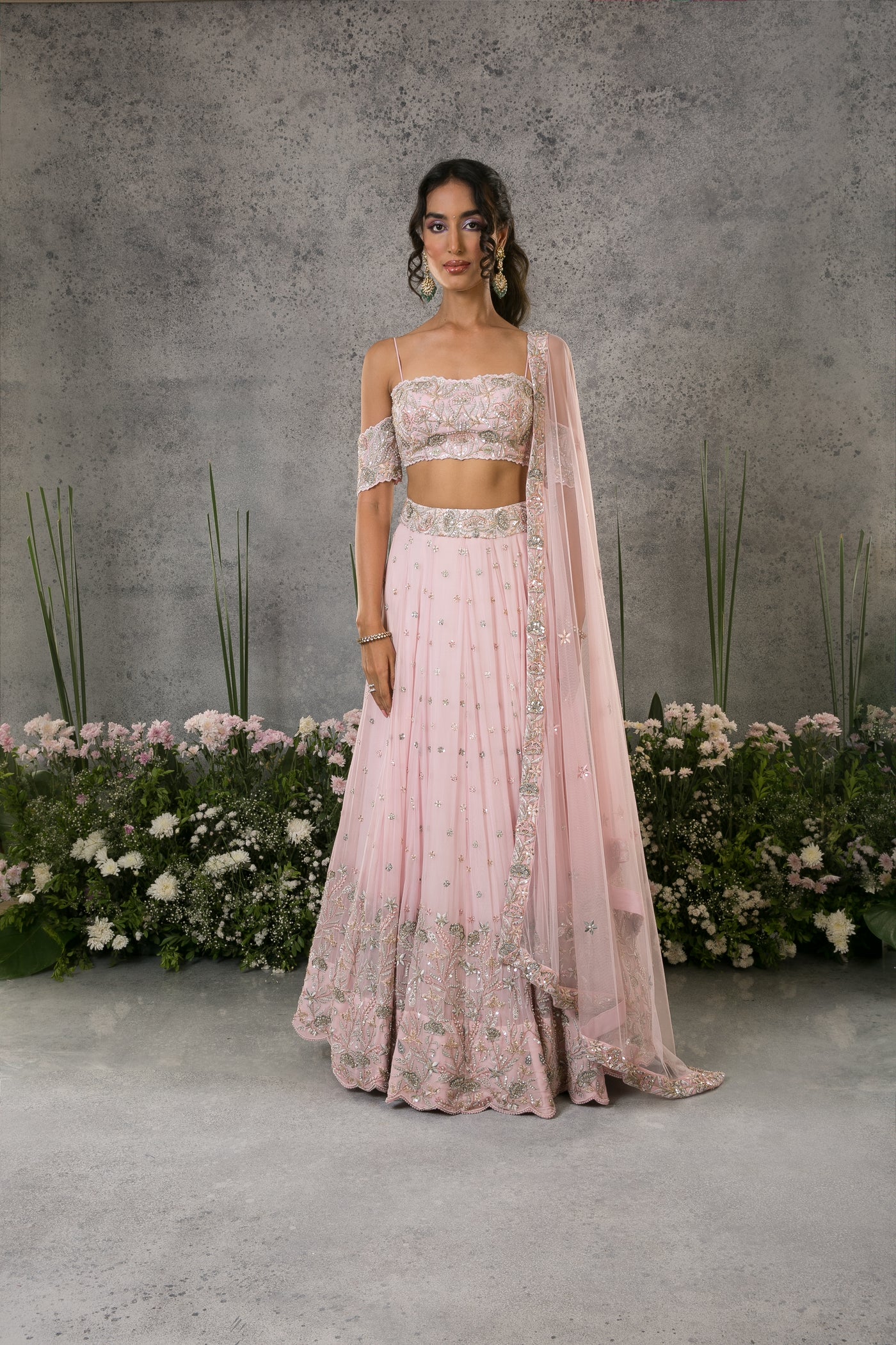 Pastel Pink Lehenga Set