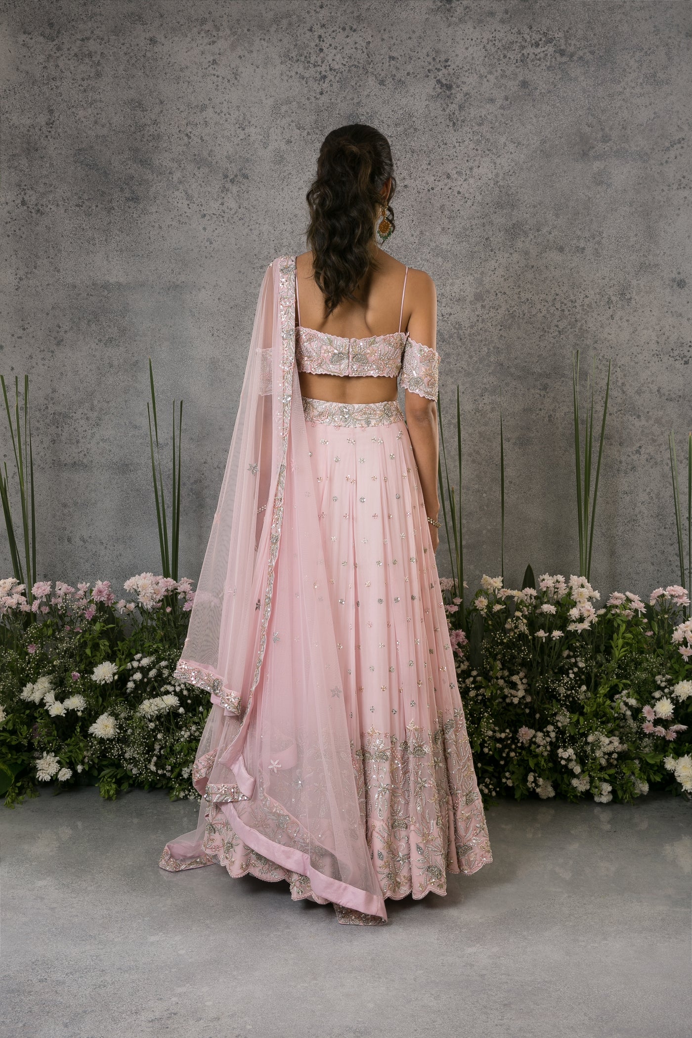 Pastel Pink Lehenga Set